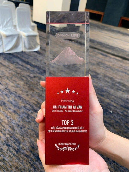 Bộ cúp pha lê, kim loại