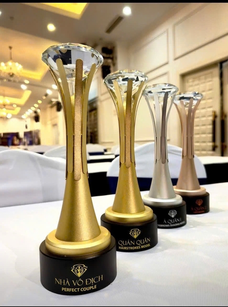 Cúp vinh danh sự kiện phun xăm thẩm mỹ