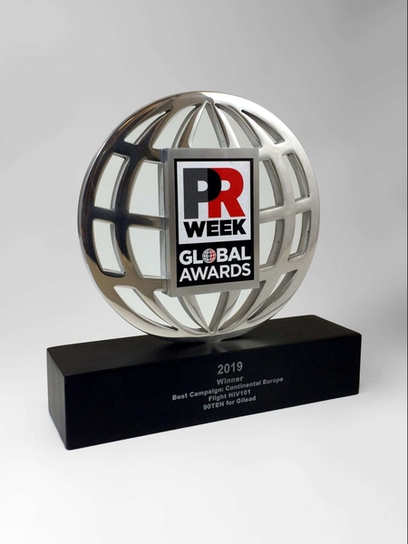 Cúp trao giải logo sản xuất