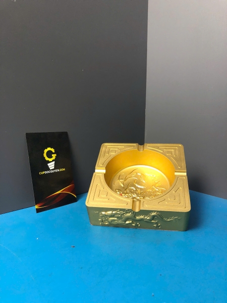 Gạt tàn chế tác theo yêu cầu (Cá chép hóa rồng)