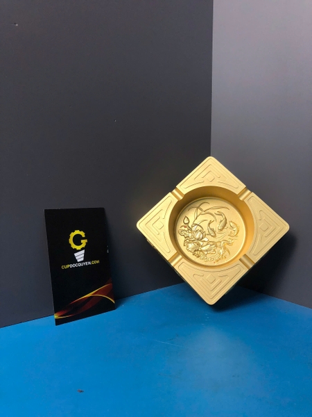 Gạt tàn chế tác theo yêu cầu (Cá chép hóa rồng)