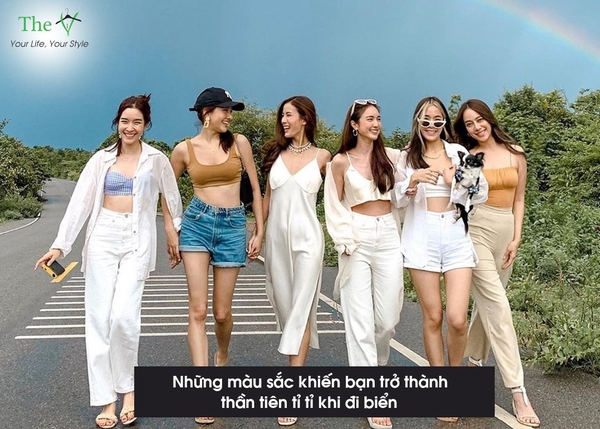 Những màu sắc khiến bạn trở thành thần tiên tỉ tỉ khi đi biển