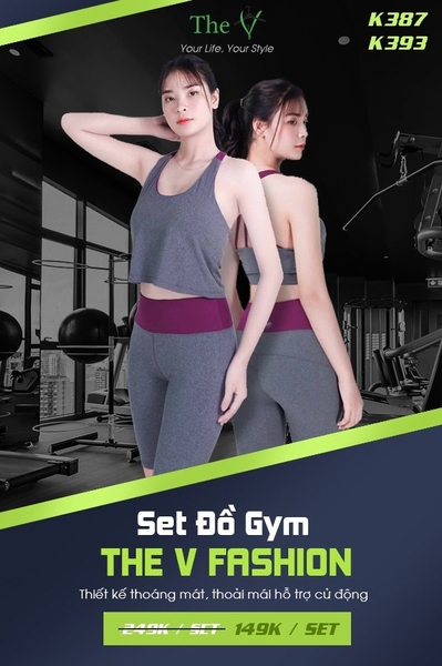 The V Fashion - Đồ thể thao nữ giá rẻ nhất thị trường