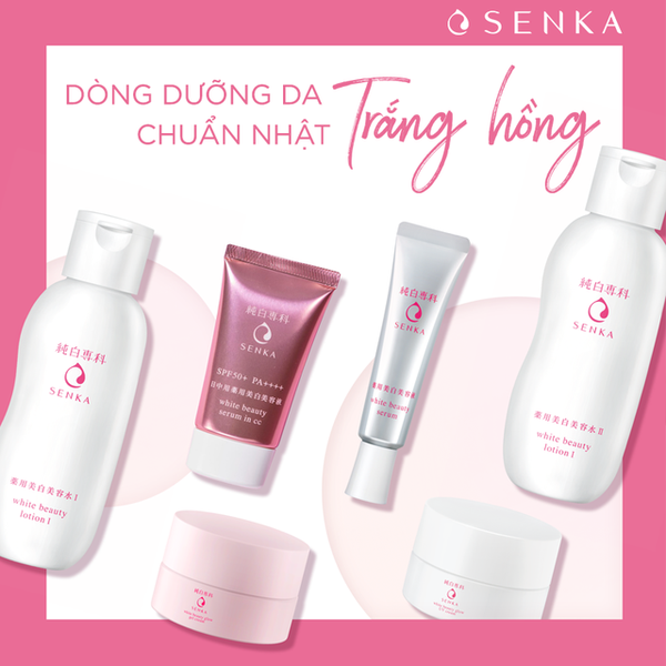 Serum dưỡng trắng da Senka White Beauty 35g 4