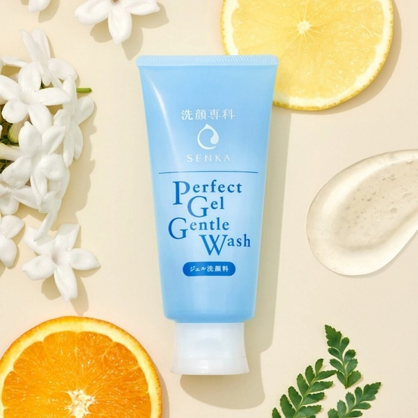 Gel rửa mặt Senka Perfect Gel Gentle Wash 100g