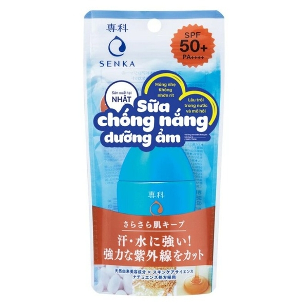 Kem Chống Nắng Dạng Sữa Mỏng Nhẹ Senka Perfect UV Milk 40ml