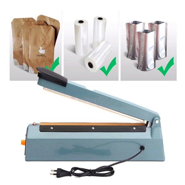 Máy dán miệng túi, máy ép hàn miệng túi PFS-300 hàn nhiệt nhanh, đa dạng loại túi