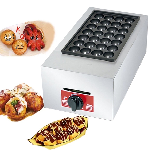 Bếp làm bánh bạch tuộc takoyaki làm nóng nhanh, bánh chín đều khuôn