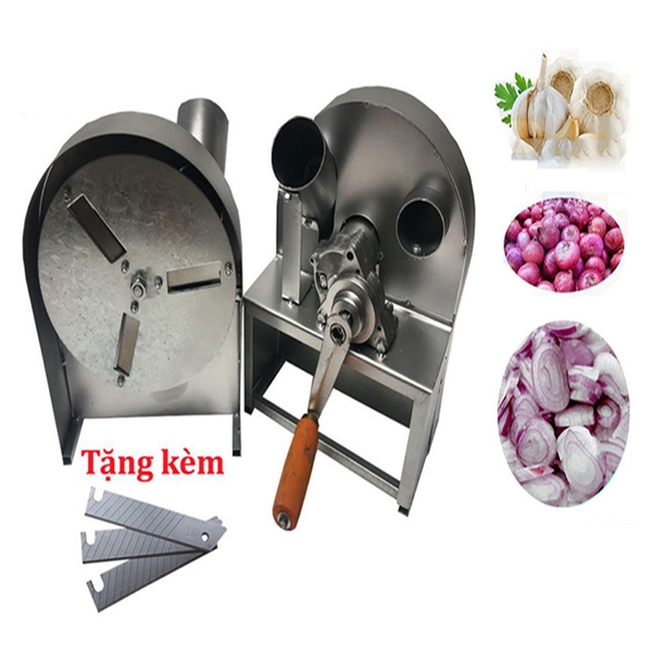 Máy thái hành tỏi sung sả quay tay chất liệu dày dặn chắc chắn