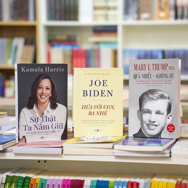 Combo sách: 03 vị chính khách nổi tiếng nước Mỹ (Donald Trump - Joe Biden - Kamala Harris)