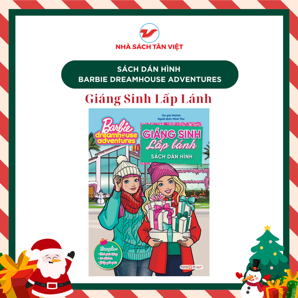Barbie_Giáng sinh lấp lánh_Sách dán hình