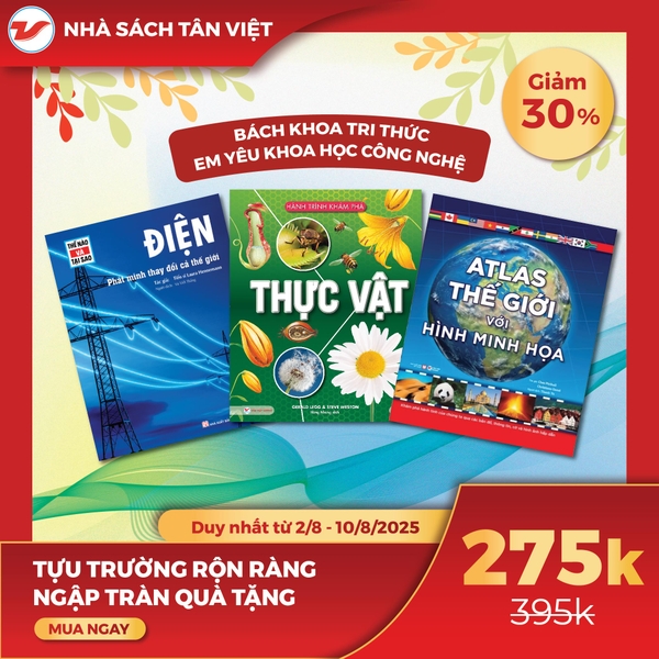 CB313 - 30% Combo Bách khoa tri thức - Em yêu khoa học công nghệ