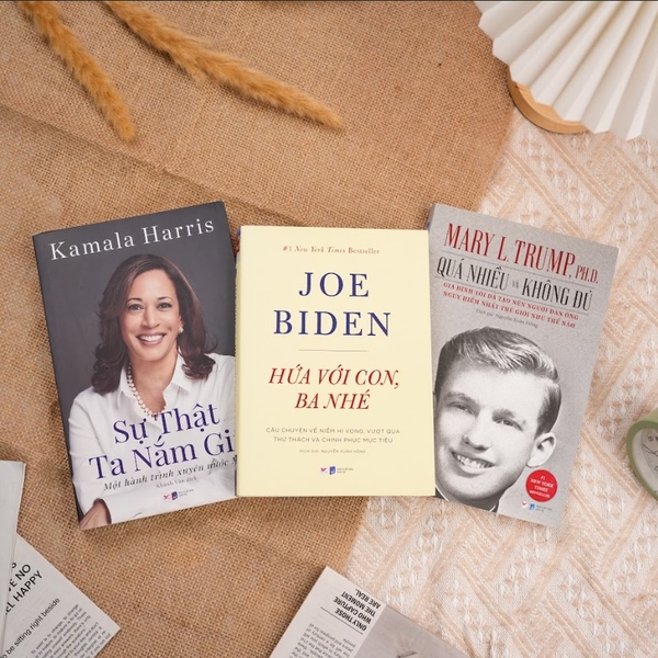 Combo sách: 03 vị chính khách nổi tiếng nước Mỹ (Donald Trump - Joe Biden - Kamala Harris)