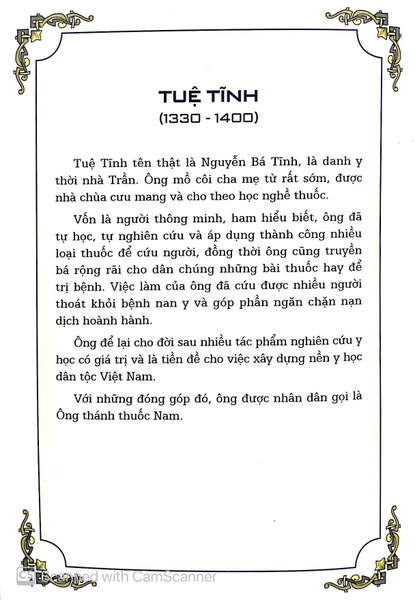 Truyện Tranh Lịch Sử - Tuệ Tĩnh Danh Y Thời Trần