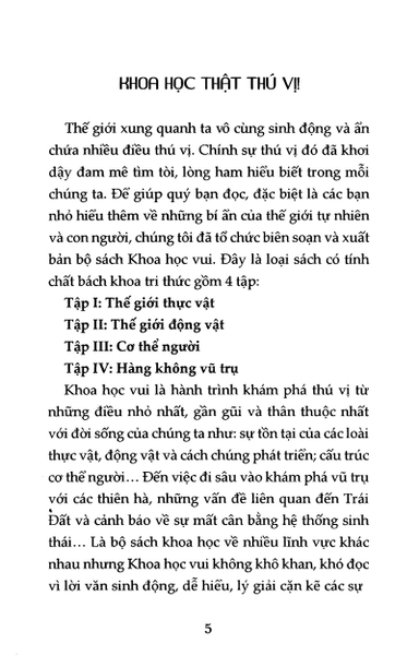 Khoa Học Vui - Thế Giới Thực Vật