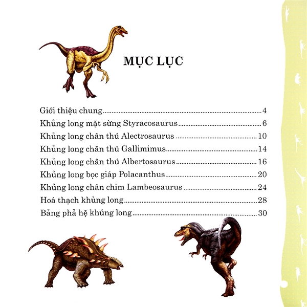 Khủng Long Chân Thú Albertosaurus (Dành Cho Trẻ 4 Tuổi)