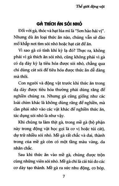 Khoa Học Vui - Thế Giới Động Vật