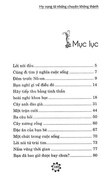 Tủ Sách Sống Đẹp - Hy Vọng Từ Những Chuyện Không Thành