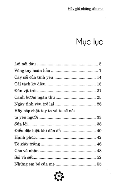 Tủ Sách Sống Đẹp - Hãy Giữ Những Ước Mơ