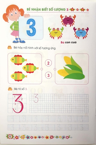Giúp Bé Vững Bước Vào Lớp 1 - Bé Làm Quen Với Toán Học (5 -6 Tuổi)