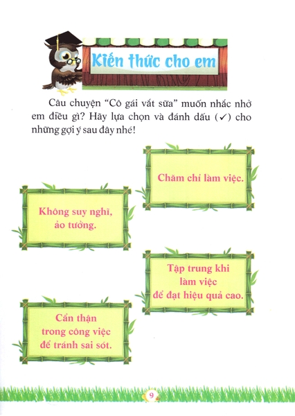 Những Câu Chuyện Giáo Dục - Cô Gái Vắt Sữa