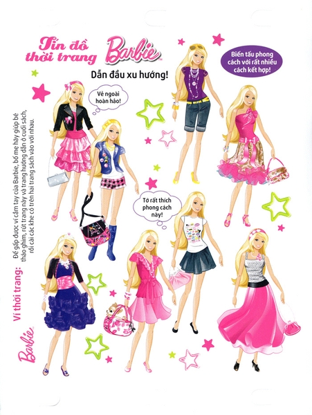 Tín Đồ Thời Trang -Barbie Thủ Công Dựng Hình Thời Trang