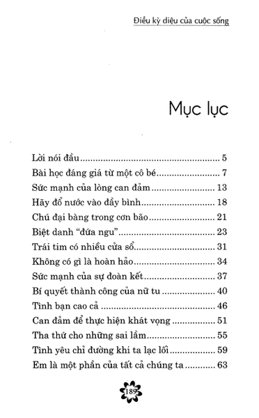 Tủ Sách Sống Đẹp - Điều Kỳ Diệu Của Cuộc Sống