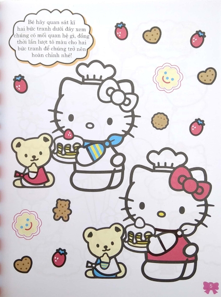 Hello Kitty - Rèn Luyện Khả Năng Sáng Tạo (Tô Màu)