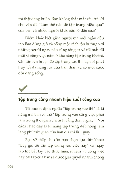 Phương Pháp Rèn Luyện Bộ Não Tập Trung Tức Thì