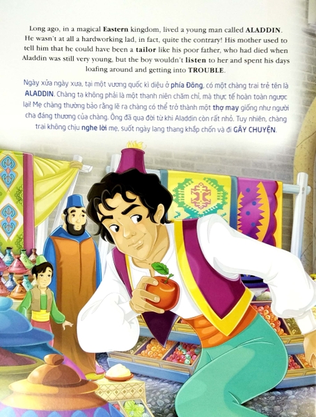 Truyện Song Ngữ Anh - Việt - Aladdin Và Cây Đèn Thần