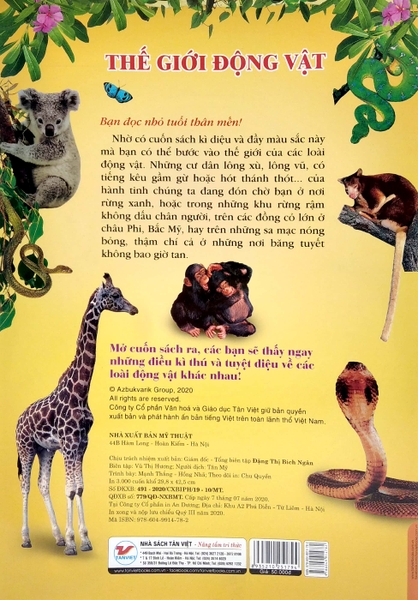 Thế Giới Động Vật - Quyển Tranh ( Tái Bản )