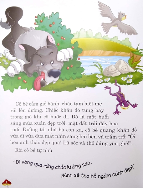 Ngày Xửa Ngày Xưa - Cô Bé Quàng Khăn Đỏ (Tái Bản 2024)