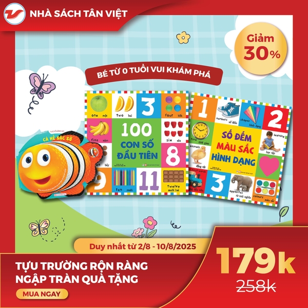 CB33 - 30% Combo Bé từ 0 tuổi vui khám phá