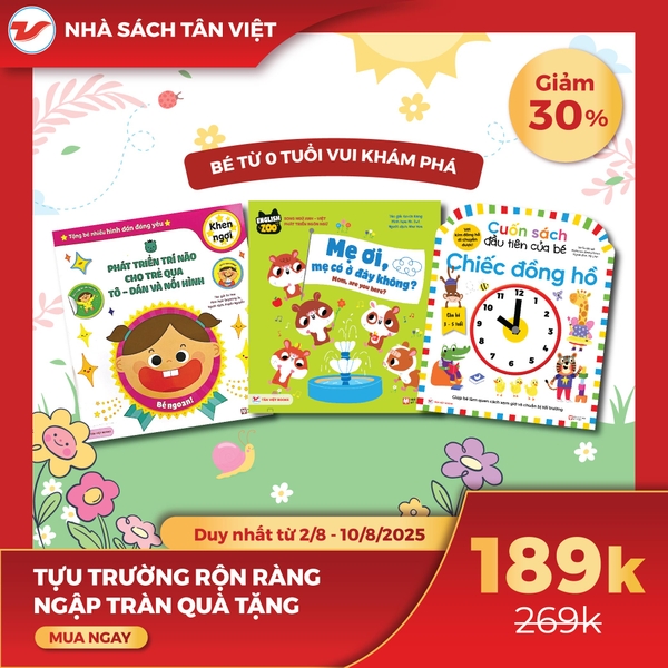 CB34 - 30% Combo - Bé từ 0 tuổi vui khám phá