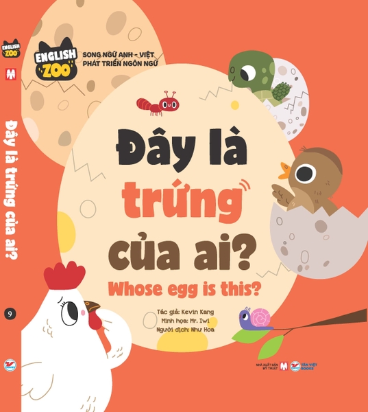 Combo 6 cuốn English Zoo: Sách tương tác Song ngữ Anh Việt - Phát triển ngôn ngữ (New)