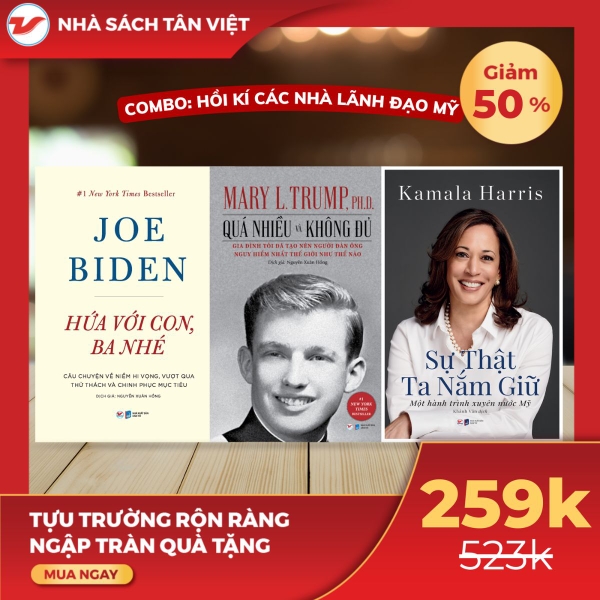CB25 - Combo Sách Hồi kí các nhà lãnh đạo Mỹ