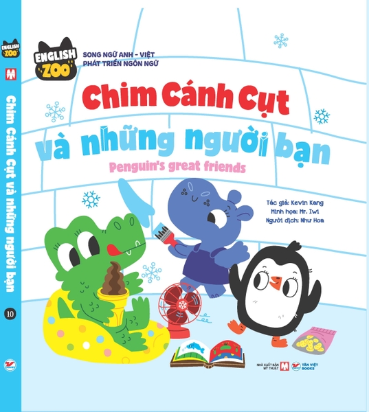 Trọn bộ 11 cuốn: English Zoo - Song ngữ Anh - Việt - Phát triển ngôn ngữ cho trẻ