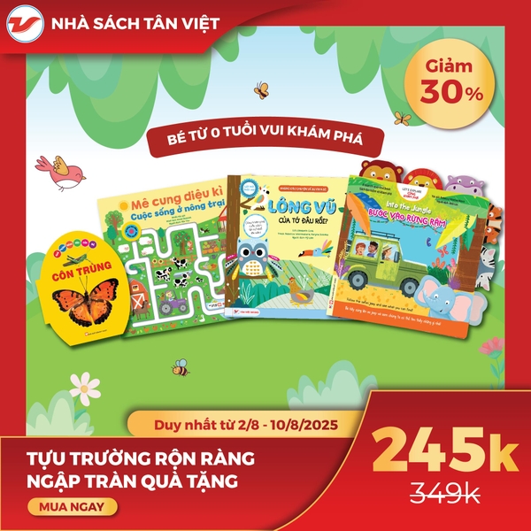CB35 - 30% Combo Bé từ 0 tuổi vui khám phá