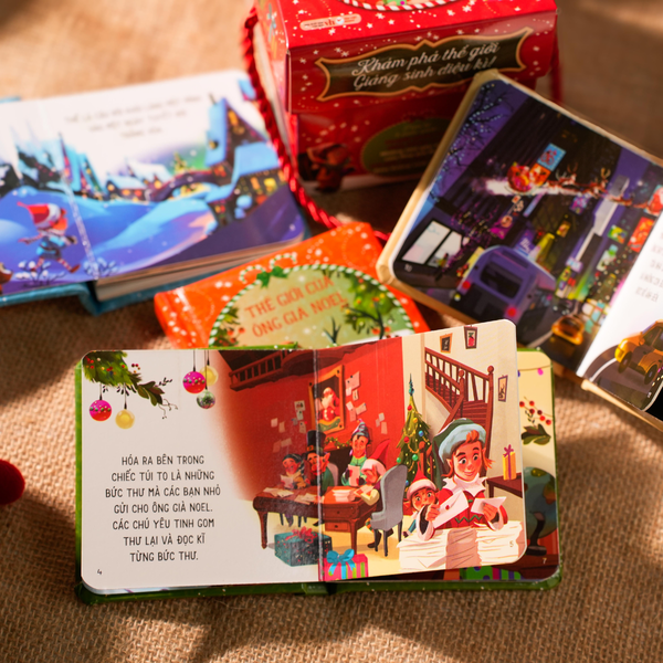 Combo 2 Hộp Giáng Sinh An Lành: Xanh và Đỏ