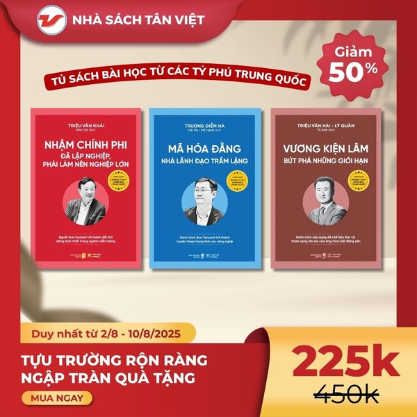 CB56 - 50% - COMBO TỦ SÁCH BÀI HỌC TỪ CÁC TỶ PHÚ TRUNG QUỐC