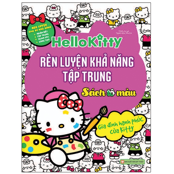 Combo Hello Kitty - Rèn Luyện Các Khả Năng (Sách Tô Màu - Bộ 4 Quyển)
