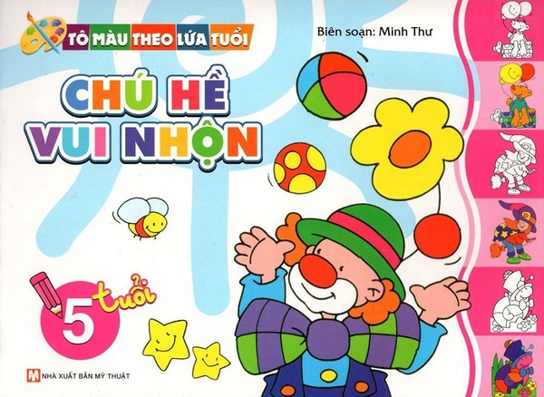 Tô Màu Theo Lứa Tuổi - Chú Hề Vui Nhộn (5 Tuổi)