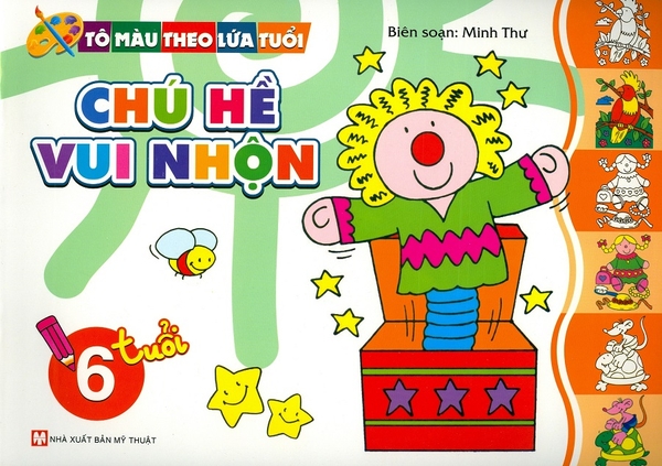 Tô Màu Theo Lứa Tuổi - Chú Hề Vui Nhộn (6 Tuổi)