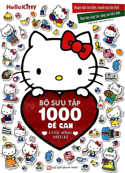 Hello Kitty - Bst 1000 Đề Can - Cuộc Sống Diệu Kì