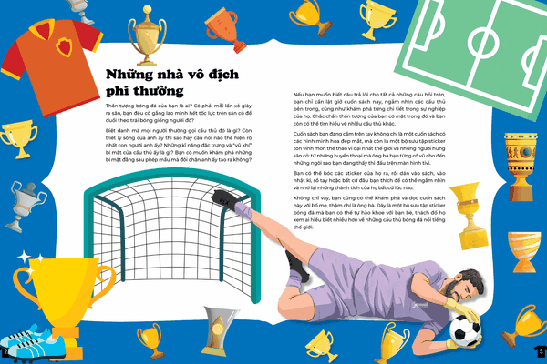 Những Cầu Thủ Bóng Đá Nổi Tiếng Thế Giới - Sách Dán Hình Tương Tác