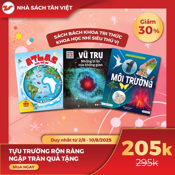 CB39 - 30% Combo Bách khoa tri thức - Khoa học nhí siêu thú vị