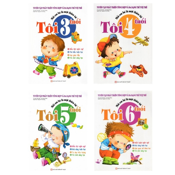 Combo 4 cuốn Mỗi Em Bé Là Một Thiên Tài (3,4,5,6) - Tái Bản 2025