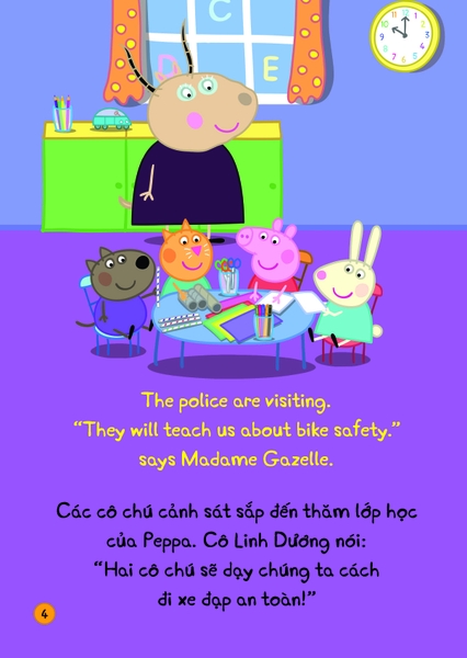 Peppa Pig - Song ngữ Anh - Việt: Cuốn 4: Safety First! An toàn là trên hết!