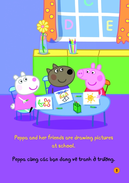 Peppa Pig - Song ngữ Anh - Việt: Cuốn 9: Peppa’s New Friend Bạn mới của Peppa