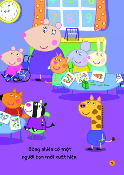 Peppa Pig - Song ngữ Anh - Việt: Cuốn 9: Peppa’s New Friend Bạn mới của Peppa